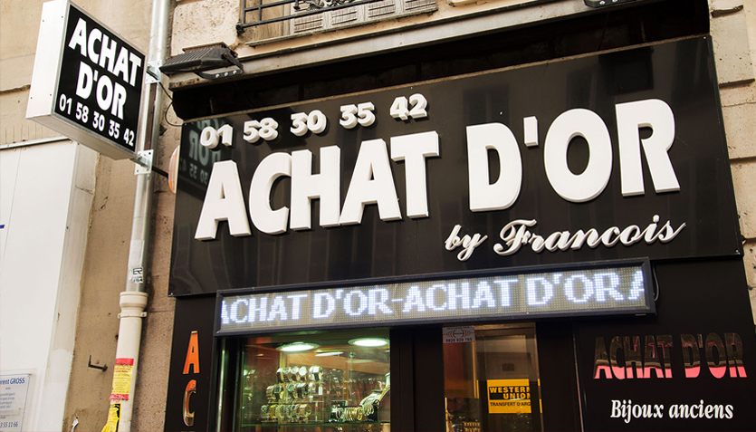 Achat d'or Paris 8 (75008)